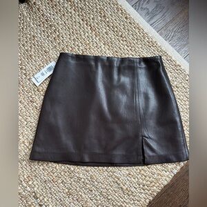 Aritzia Sunday Best Tatiana Mini Vegan Leather Skirt